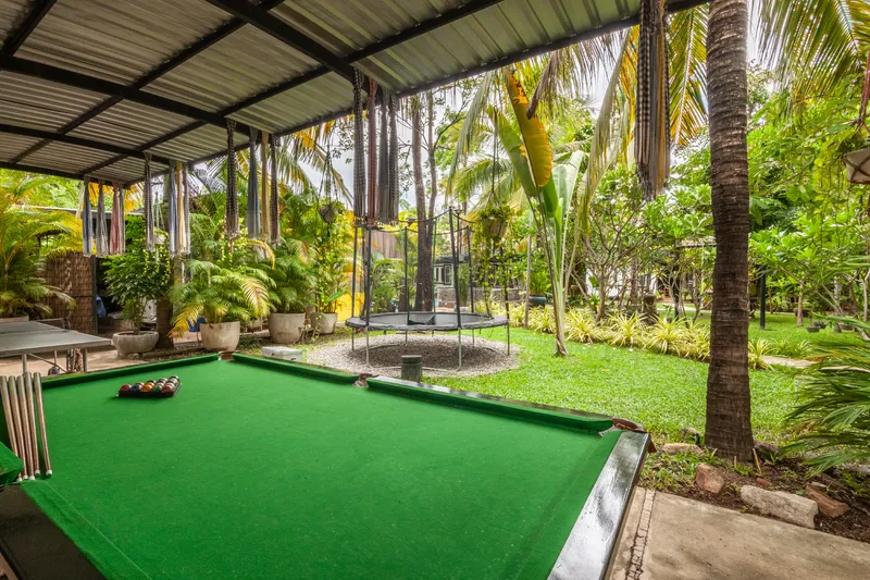 Tropical garden at Banana Resort