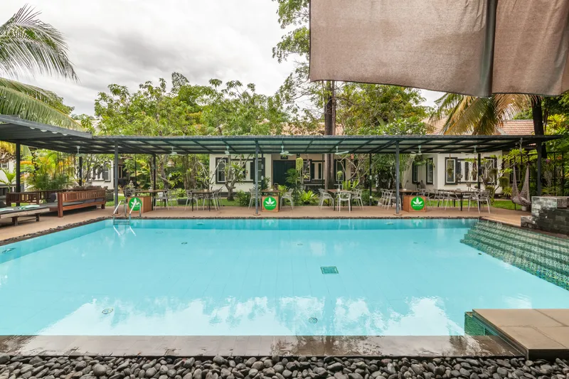 Banana Resort pool, Siem Reap