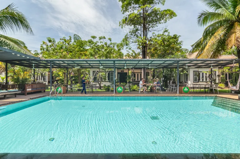 Banana Resort pool, Siem Reap