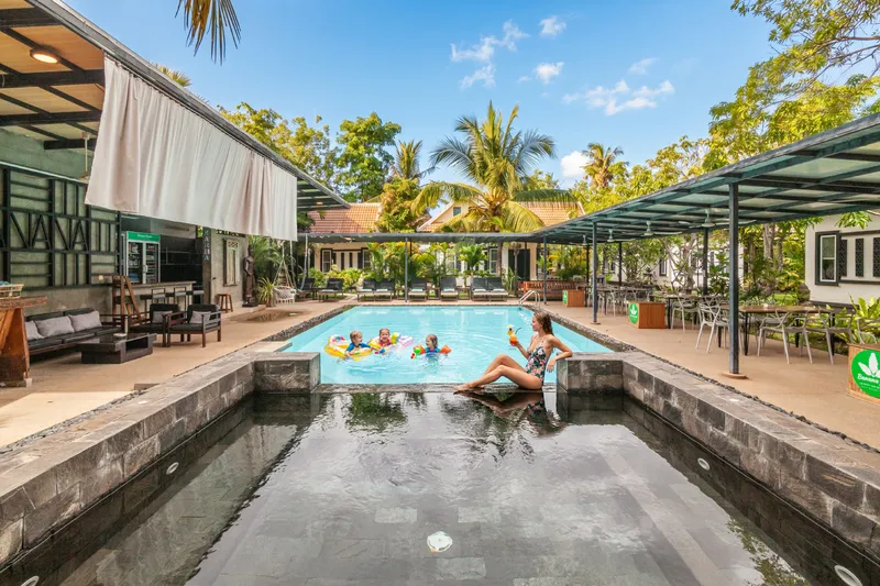 Banana Resort pool, Siem Reap