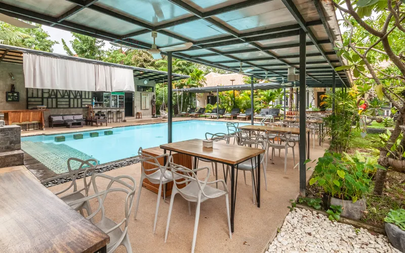 Banana Resort pool, Siem Reap