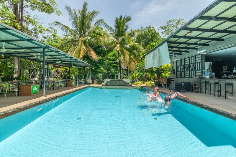 Banana Resort pool, Siem Reap