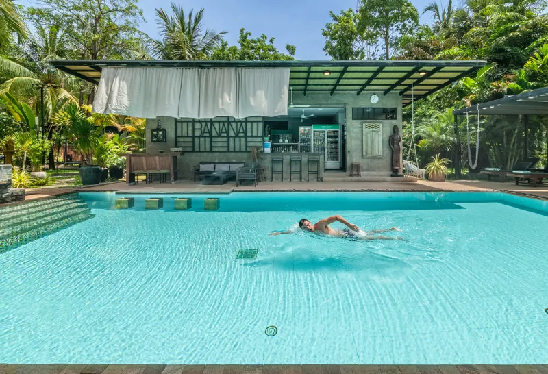Banana Resort pool, Siem Reap