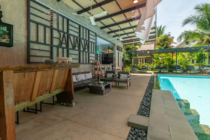 Banana Resort pool, Siem Reap