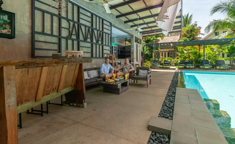 Banana Resort pool, Siem Reap