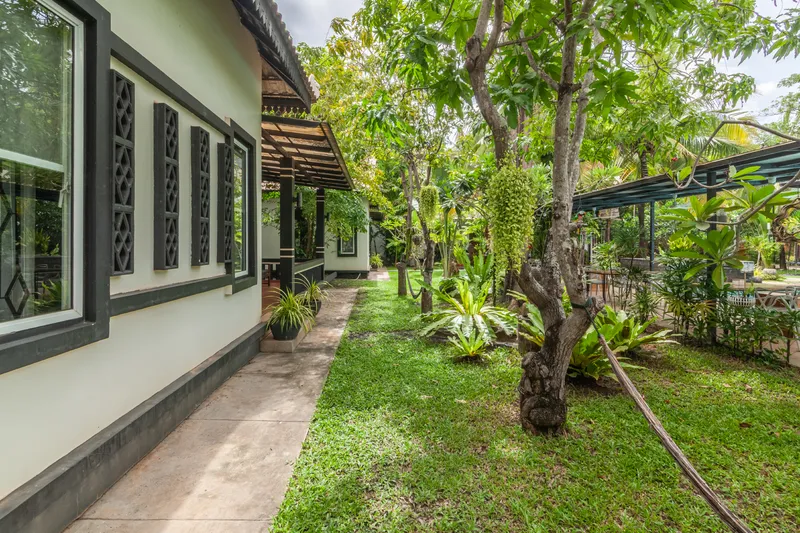 Tropical garden at Banana Resort