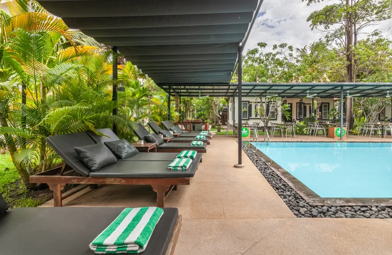 Banana Resort pool, Siem Reap