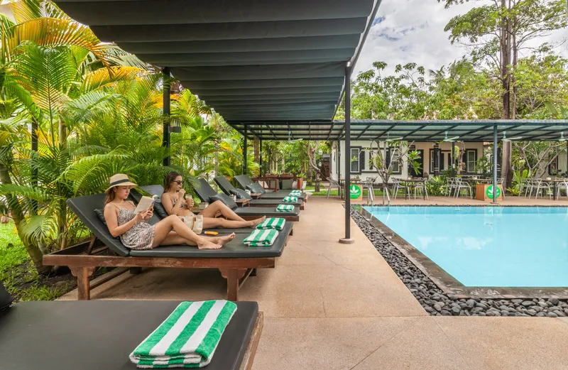 Banana Resort pool, Siem Reap