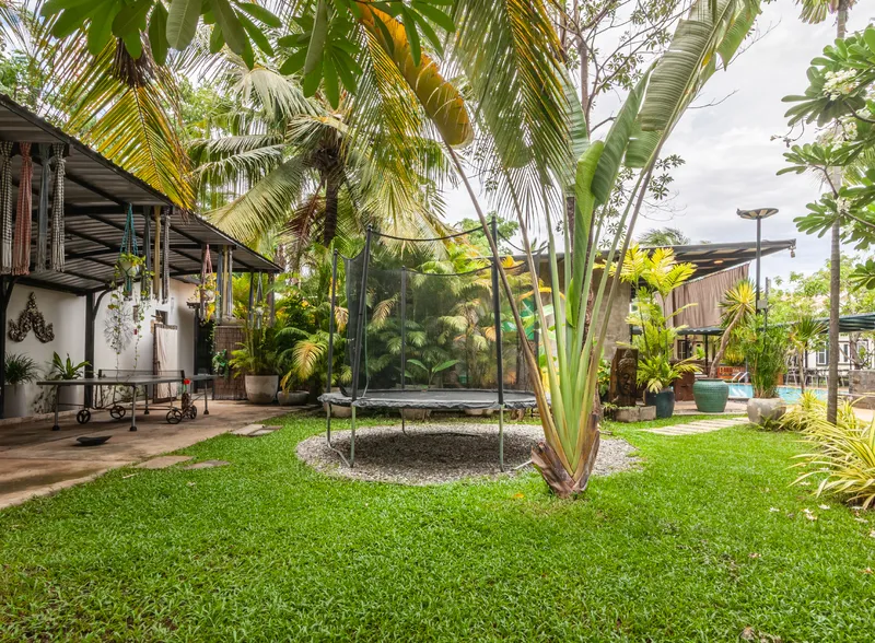 Tropical garden at Banana Resort