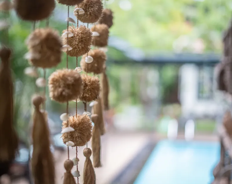 A detail at Banana Resort