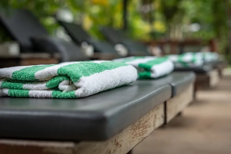 A detail at Banana Resort