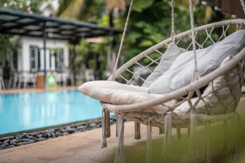 A detail at Banana Resort