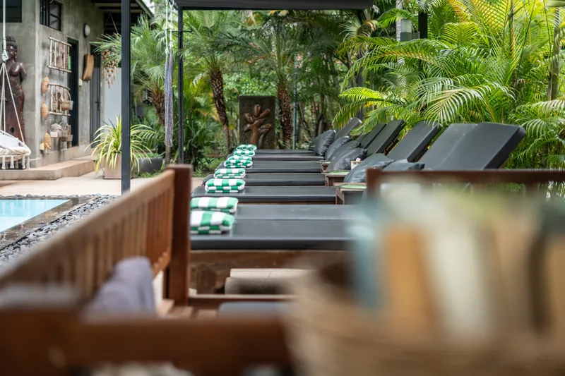 A detail at Banana Resort
