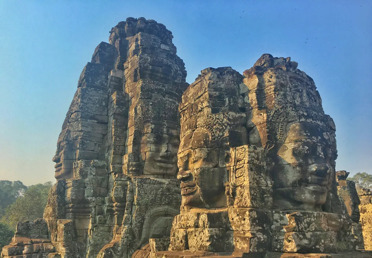 The Bayon temple, Angkor archaeological site